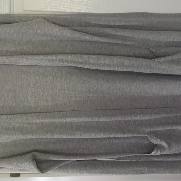 Halogen Cashmere Blend Open Front Duster Cardigan - Picture 3 of 9